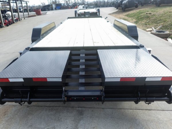 7x22 Equipment Trailer Dovetail Mini King Kong Ramps - Image 13