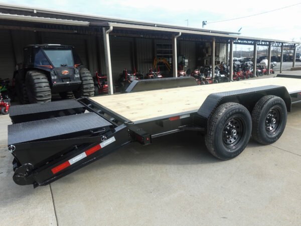 7x22 Equipment Trailer Dovetail Mini King Kong Ramps - Image 9