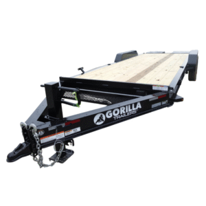 7x20 Equipment Trailer Dovetail (2) 7,000LB Axles with King Kong Ramps