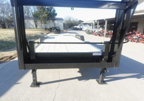 7X22 Gooseneck Equipment Trailer with (2) 7K Axles & Mini King Kong Ramps - Image 6