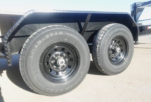 7X22 Gooseneck Equipment Trailer with (2) 7K Axles & Mini King Kong Ramps - Image 10