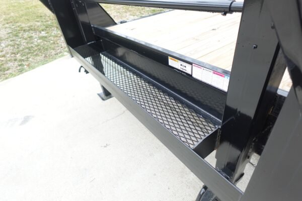 7x14 Gooseneck Equipment Trailer (2) 7K Axles with Stand-Up Ramps 14k Gvwr - Image 11
