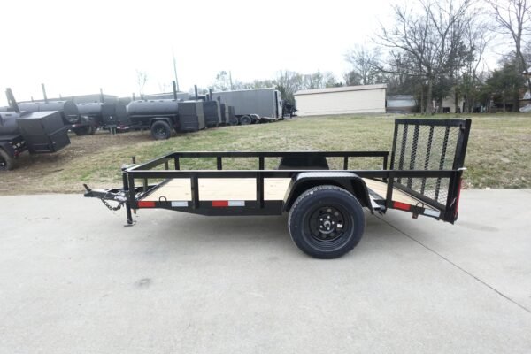 5x10 Utility Trailer Powder Coated Dovetail 3500lb Axle - Image 3