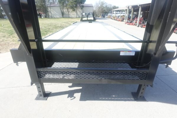 8.5x30 Gooseneck Deckover Dovetail Trailer (2) 10K Axles King Kong Ramps 20K GVWR - Image 6
