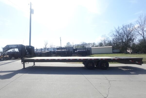 8.5x30 Gooseneck Deckover Dovetail Trailer (2) 10K Axles King Kong Ramps 20K GVWR - Image 13