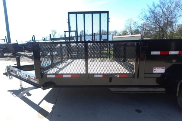 7x16 IBeam Hybrid Hydraulic Dump Trailer with 2ft Sides (2) 6K Axles - Image 8