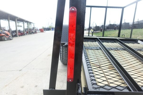 6.4x10 Utility Trailer with 4ft Mesh Sides 3500lb Axle Dovetail - Image 9