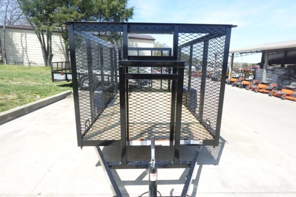 5x10 Straight Deck Debris Loader Utility Trailer (1) 3500lb Axle - Image 5