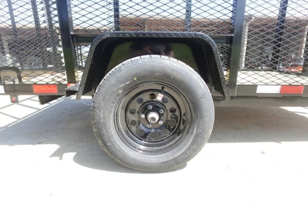 5x10 Straight Deck Debris Loader Utility Trailer (1) 3500lb Axle - Image 8