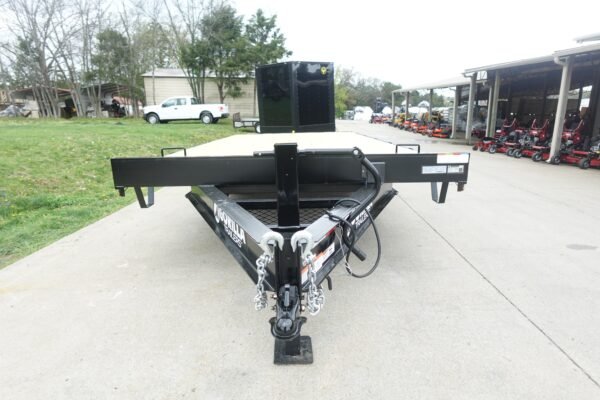 8.5x16 I-Beam Deckover Equipment Trailer 2 7k axles 14k GVWR - Image 2