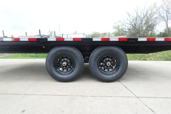 8.5x16 I-Beam Deckover Equipment Trailer 2 7k axles 14k GVWR - Image 5