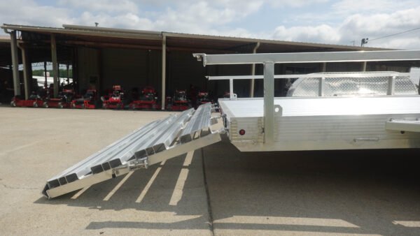 6.4' x 16' All Aluminum Utility Trailer Dual Axle Straight Deck 7K GVWR - Image 13