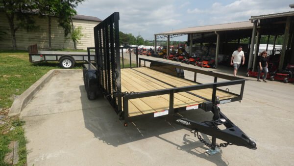 7x16 Dovetail Utility Trailer with Side Gate (2) 3500lb Axle 7k GVWR - Image 8
