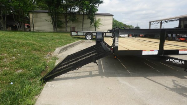 7x16 Dovetail Utility Trailer with Side Gate (2) 3500lb Axle 7k GVWR - Image 9