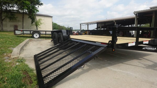 7x16 Dovetail Utility Trailer with Side Gate (2) 3500lb Axle 7k GVWR - Image 10