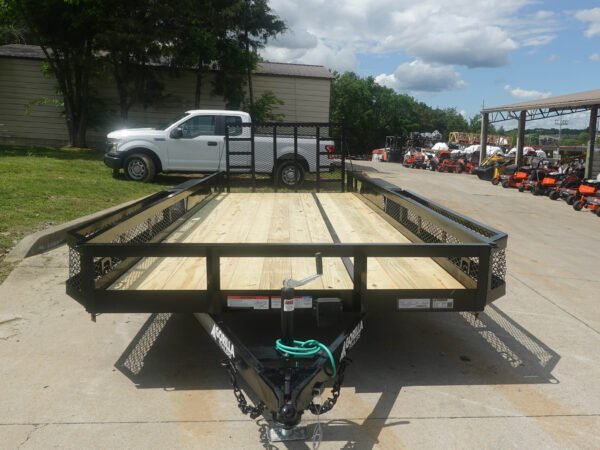 7x20 Heavy Duty Dovetail Utility Trailer Side Baskets (2) 5,200lb Axles Brakes - Image 2