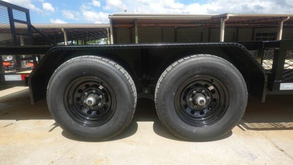 7x20 Heavy Duty Dovetail Utility Trailer Side Baskets (2) 5,200lb Axles Brakes - Image 17