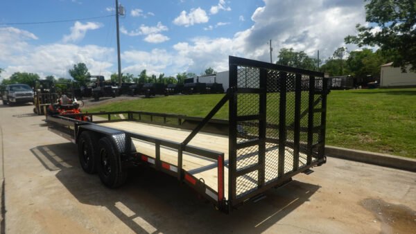 7x20 Heavy Duty Dovetail Utility Trailer Side Baskets (2) 5,200lb Axles Brakes - Image 7