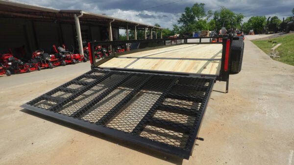 7x20 Heavy Duty Dovetail Utility Trailer Side Baskets (2) 5,200lb Axles Brakes - Image 14