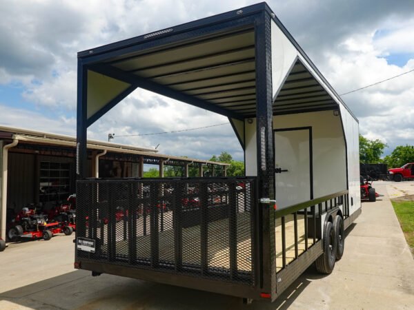 8.5' x 24' White Hybrid Trailer - Image 6
