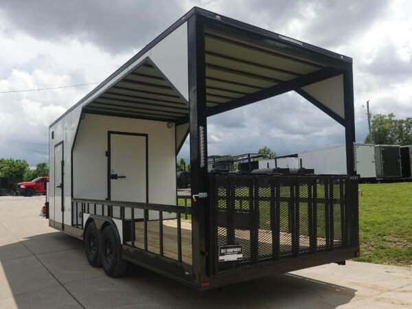 8.5' x 24' White Hybrid Trailer - Image 8