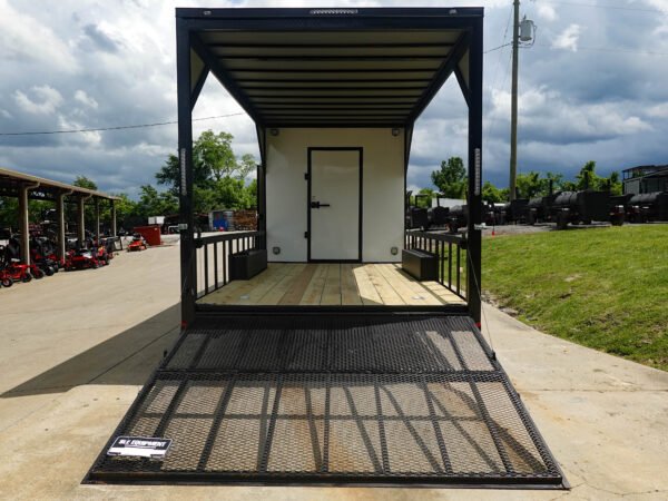8.5' x 24' White Hybrid Trailer - Image 11