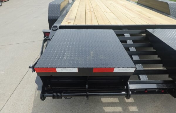 7x20 Gooseneck Equipment Trailer (2) 7K Axles with Brakes & Mini King Kong Ramps 14K GVWR - Image 10