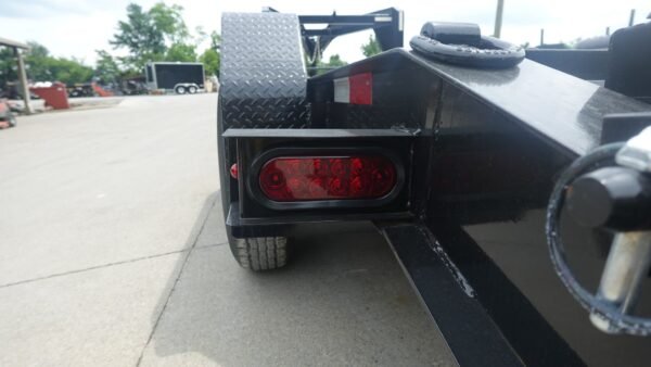 7x20 Gooseneck Equipment Trailer (2) 7K Axles with Brakes & Mini King Kong Ramps 14K GVWR - Image 11