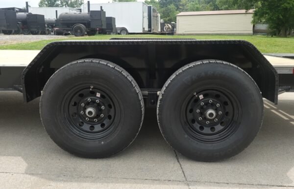 7x20 Gooseneck Equipment Trailer (2) 7K Axles with Brakes & Mini King Kong Ramps 14K GVWR - Image 15