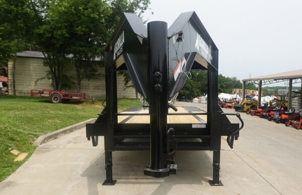 8.5x25 Gooseneck Deckover Dovetail Trailer (2) 10K Axles King Kong Ramps 20K GVWR - Image 3