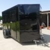 6x12 Enclosed Trailer Black