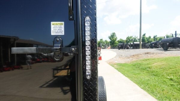 6x12 Enclosed Trailer Black - Image 9