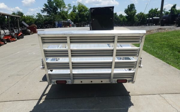 5' x 10' Aluminum Utility Trailer W Gate and Mag Wheels 3500lb Axle - Image 5