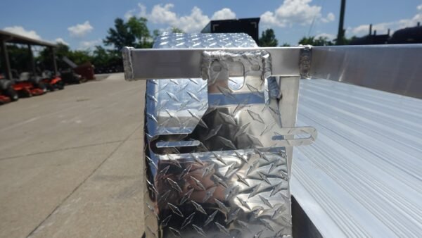 5' x 10' Aluminum Utility Trailer W Gate and Mag Wheels 3500lb Axle - Image 14