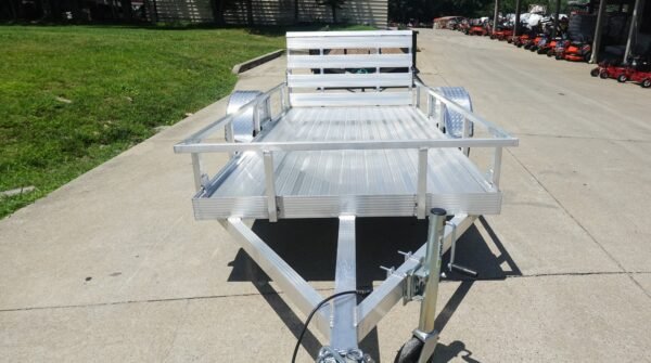 5' x 10' Aluminum Utility Trailer W Gate and Mag Wheels 3500lb Axle - Image 4