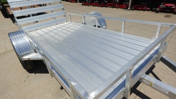 5' x 10' Aluminum Utility Trailer W Gate and Mag Wheels 3500lb Axle - Image 12