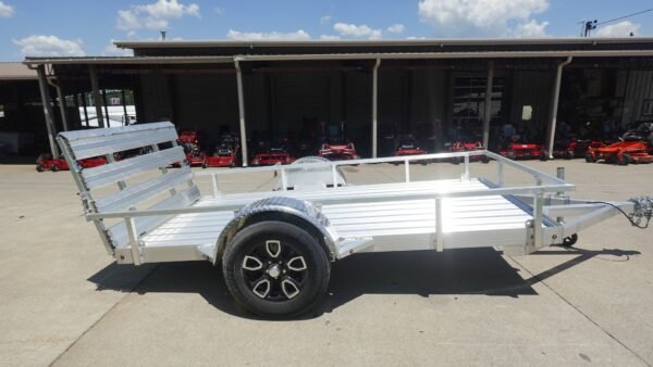 5' x 10' Aluminum Utility Trailer W Gate and Mag Wheels 3500lb Axle - Image 6