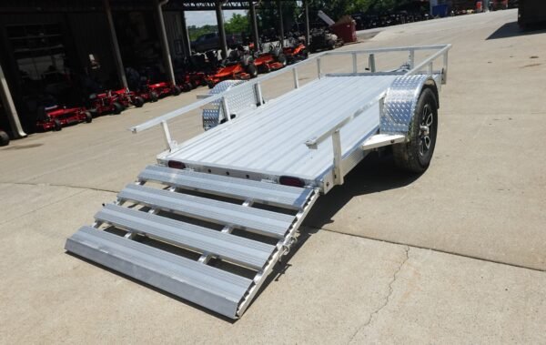 5' x 10' Aluminum Utility Trailer W Gate and Mag Wheels 3500lb Axle - Image 10