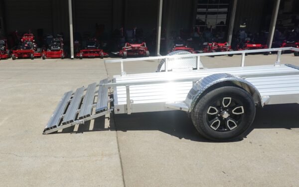 5' x 10' Aluminum Utility Trailer W Gate and Mag Wheels 3500lb Axle - Image 11