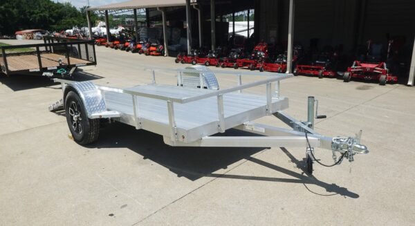 5' x 10' Aluminum Utility Trailer W Gate and Mag Wheels 3500lb Axle - Image 8