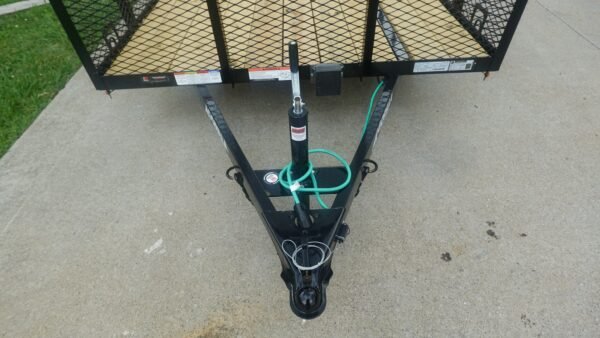 6.4x16 Dovetail Utility Trailer with 4ft Mesh Side (2) 3,500lb Axles - Image 19