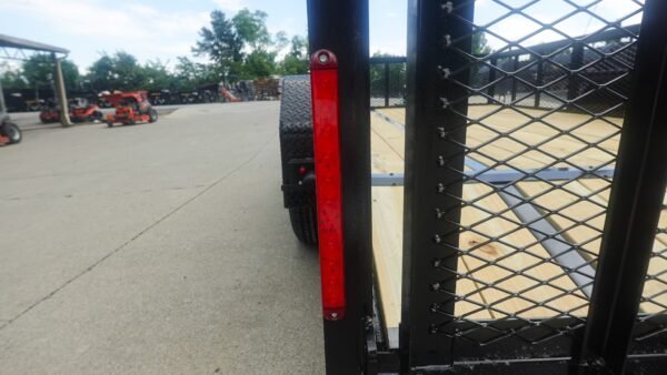 6.4x14 Dovetail Utility Trailer with 2ft Mesh Sides (2) 3500lb Axle - Image 14