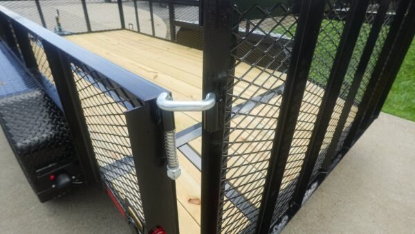 6.4x14 Dovetail Utility Trailer with 2ft Mesh Sides (2) 3500lb Axle - Image 15