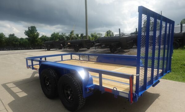 6.4x14 Straight Deck Off Road ATV/UTV Utility Trailer (2) 3,500lb Axles - Image 21