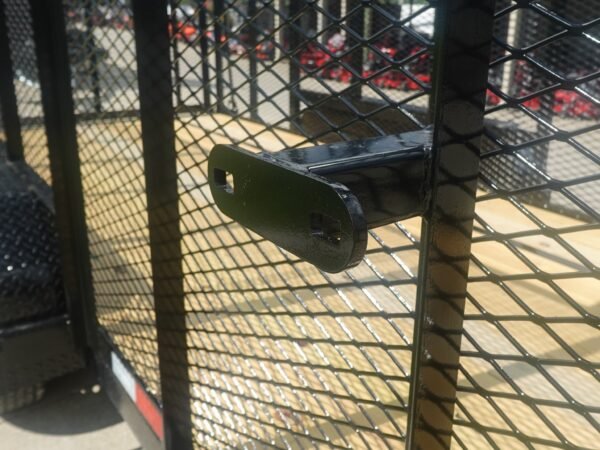6.4x18 Straight Tail Utility Trailer 6ft Mesh (2) 3500lb Axles - Image 16