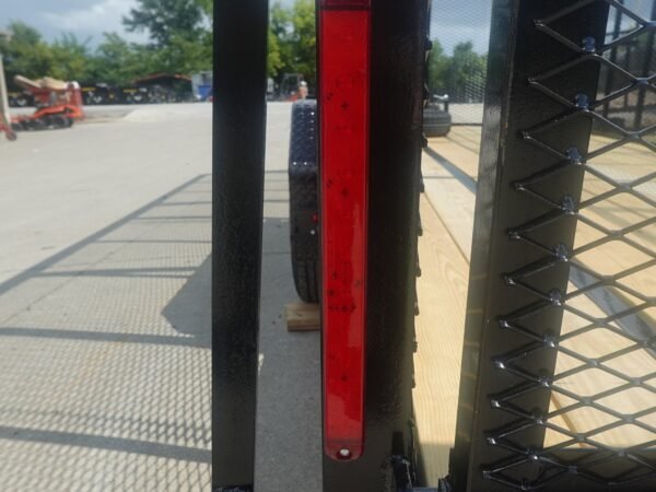 6.4x18 Straight Tail Utility Trailer 6ft Mesh (2) 3500lb Axles - Image 18