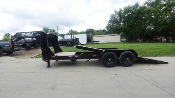7x20 Gooseneck Tilt Car Hauler Trailer (2) 7K Drop Axles with Brakes 14K GVWR - Image 10