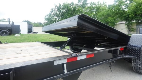 7x20 Gooseneck Tilt Car Hauler Trailer (2) 7K Drop Axles with Brakes 14K GVWR - Image 13