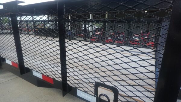 6.4x18 Utility Trailer with 2FT Mesh Sides & Gate (2) 3,500LB Axles GVWR 7K - Image 19
