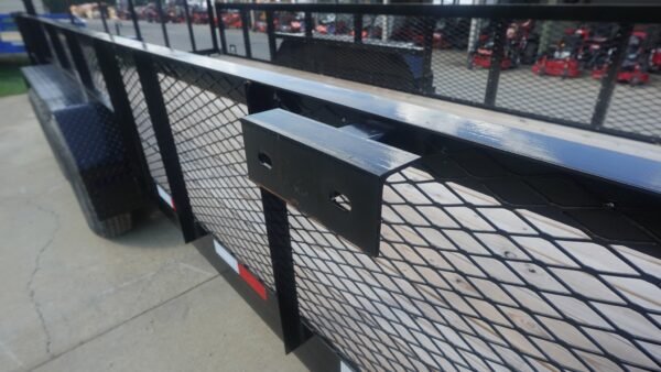 6.4x18 Utility Trailer with 2FT Mesh Sides & Gate (2) 3,500LB Axles GVWR 7K - Image 17